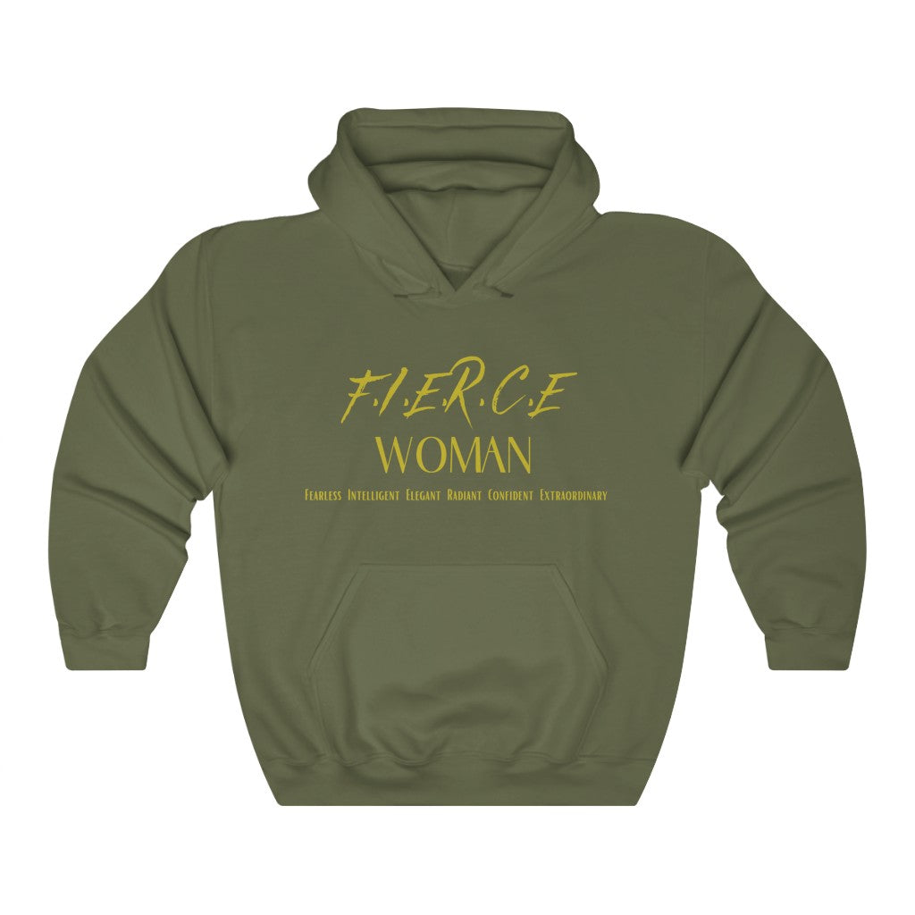 Fierce Woman Hooded Sweatshirt